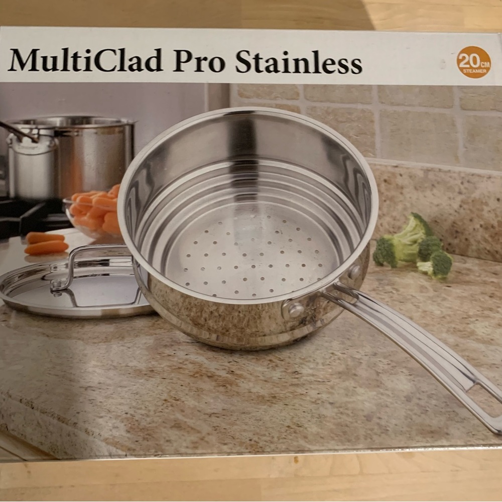 Cuisinart NIB Multiclad Pro Stainless Steamer - Picture 4 of 8